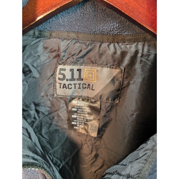 511 Tactical Series Jacket Men's Blue Sz XL Fleece Vest Removable Sleeve Stretch - Picture 9 of 9